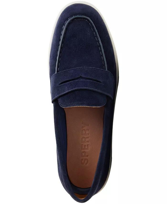 Женские лоферы Penny Slip-On на клиновидной подошве Cupsole Sperry, синий — фото 4