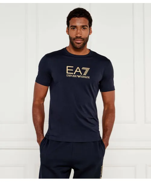 

Футболка Slim fit Ea7, синий