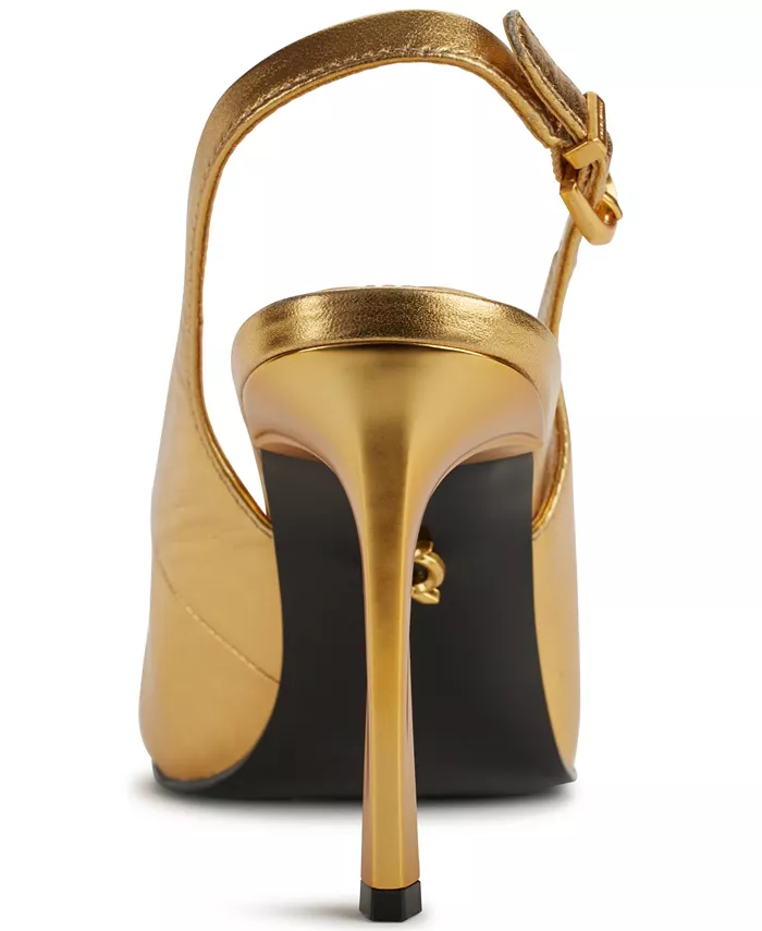 Женские туфли-лодочки Sadrina II Slingback Donna Karan New York, золотой — фото 3