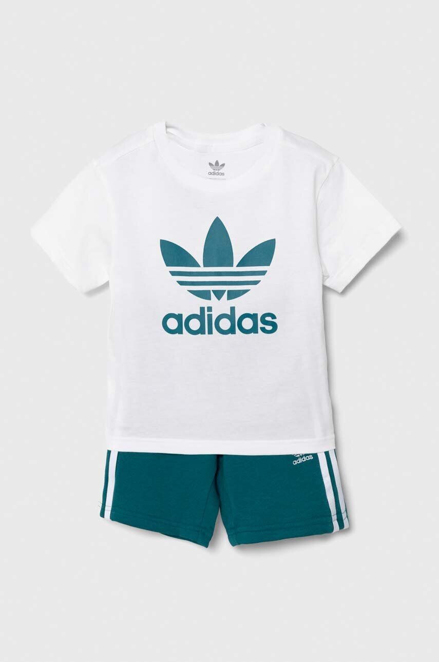 

КОМПЛЕКТ КОРОТКОЙ ФУТБОЛКИ adidas Originals для мальчика/девочки, бирюзовый