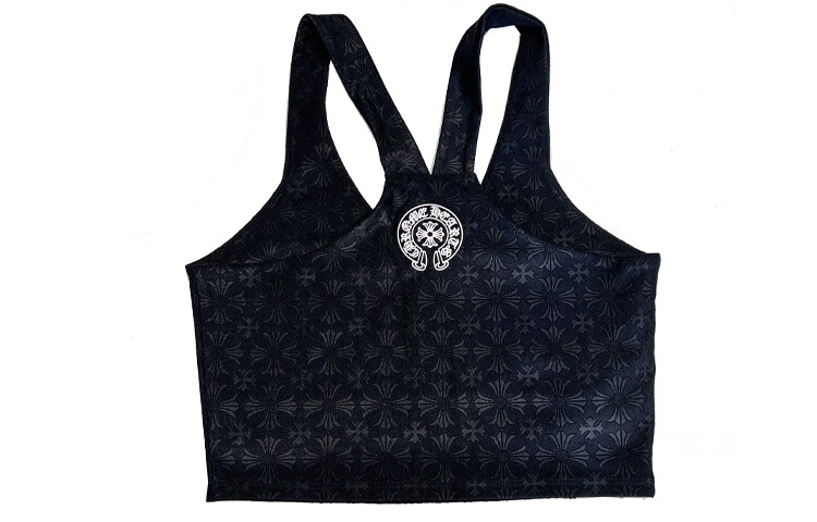 

Топ женский Chrome Hearts с узором, черный