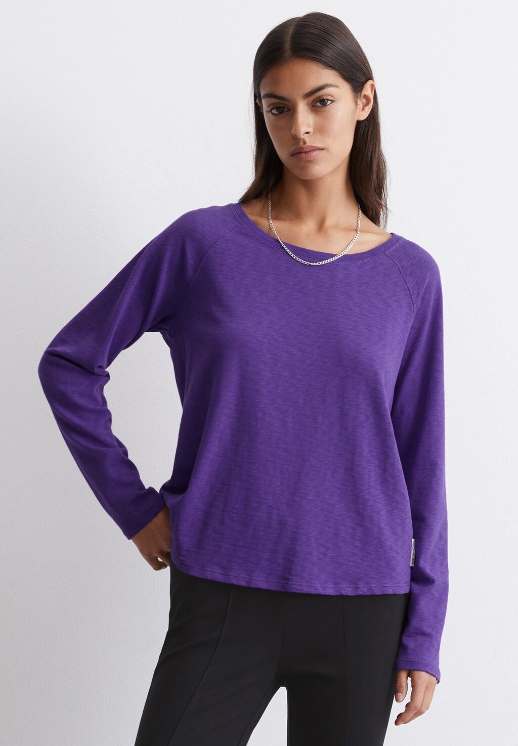 

Рубашка с длинным рукавом RAGLANSLEEVES Marc O'Polo DENIM, фиолетовый