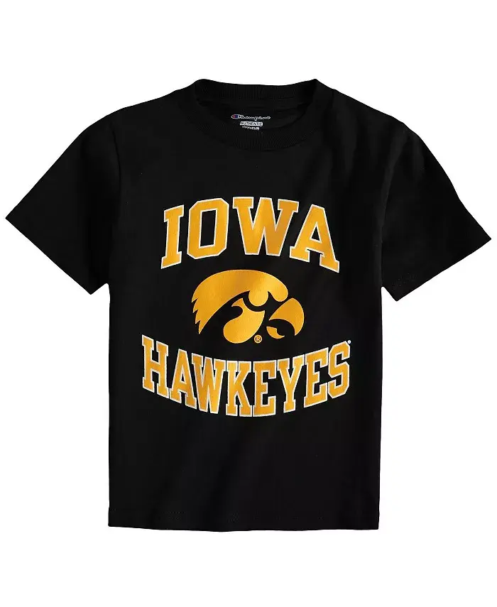 

Футболка Big Boys Black Iowa Hawkeyes Circling Team Jersey Champion