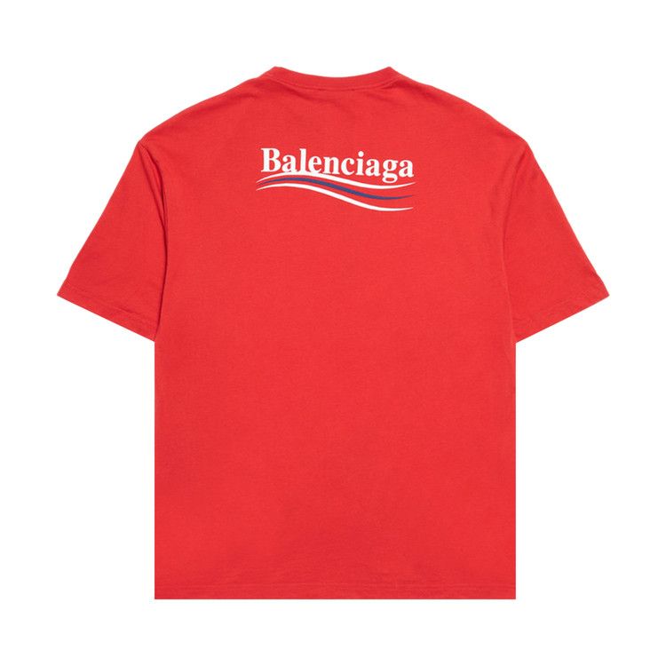 Футболка Balenciaga Political Campaign T-Shirt, Red — фото 2