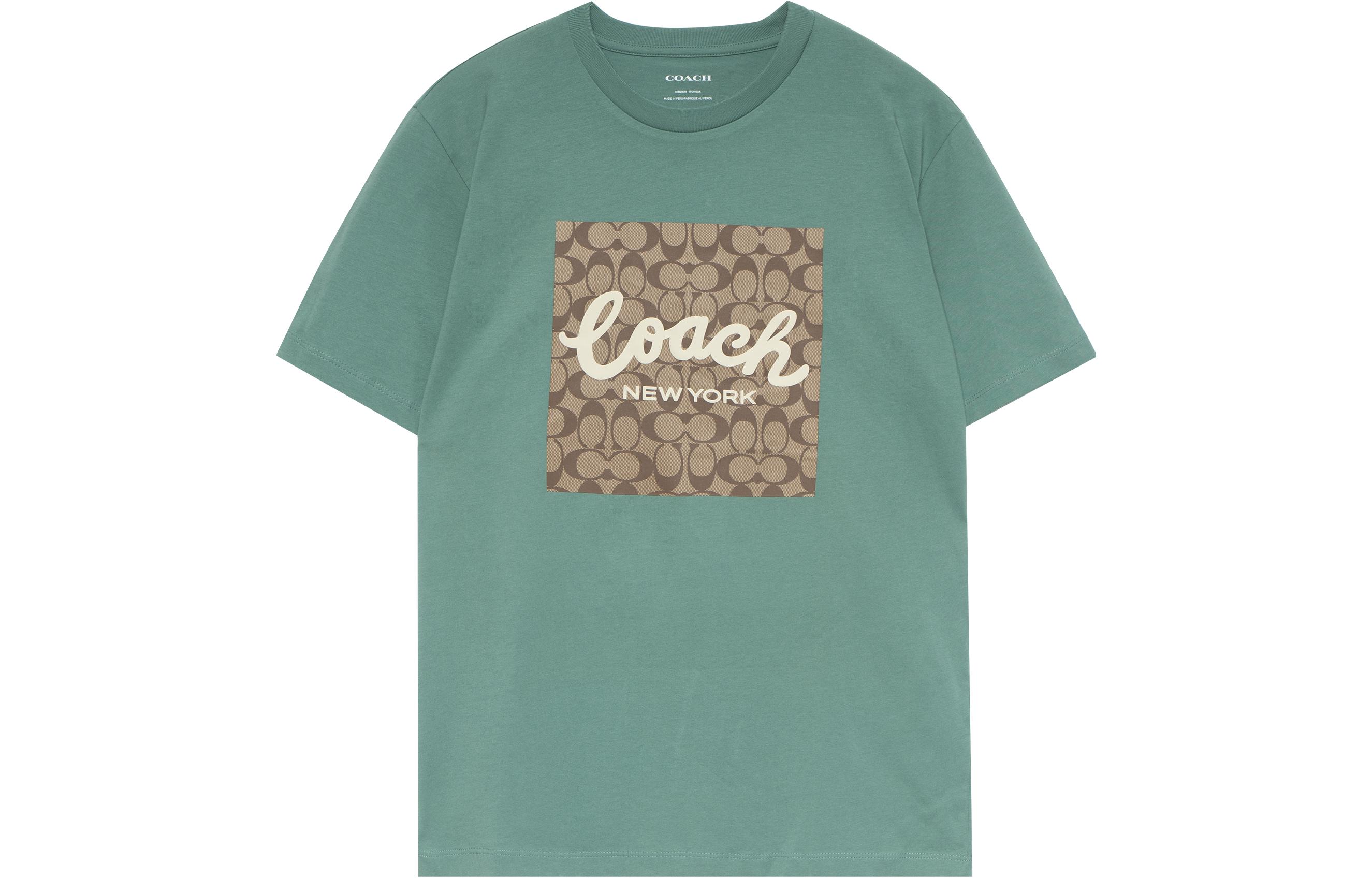 

Футболка мужская зеленая Coach, зеленый