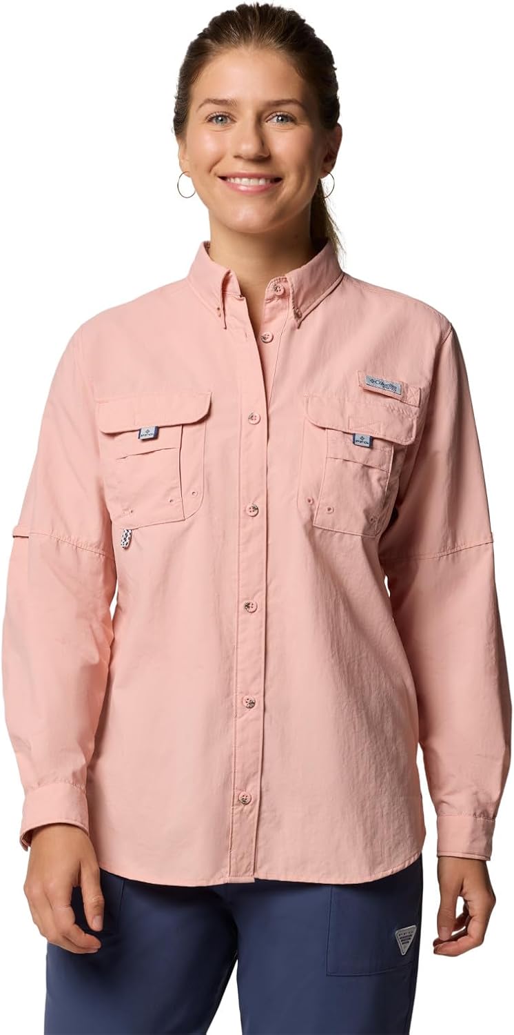 

Женская рубашка Columbia Bahama II с длинным рукавом, Faux Pink