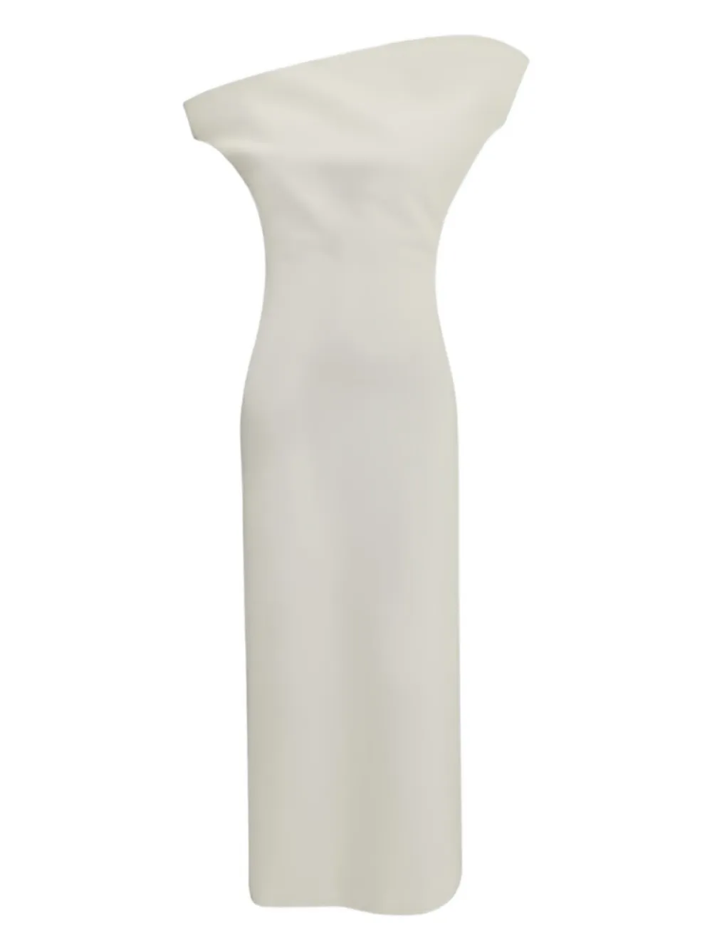 

Макси-платье на одно плечо Magda Butrym, нейтральный