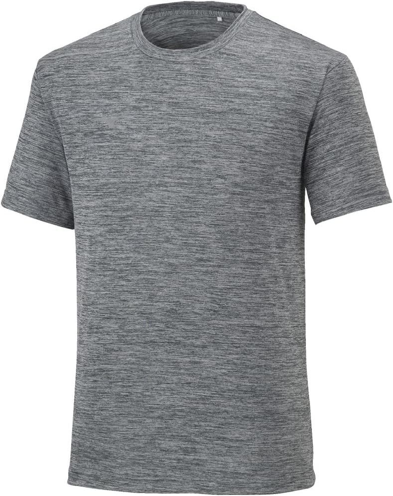 

Футболка с коротким рукавом, Navi Dry, U-образный вырез, влагоотводящая, быстросохнущая, нижнее белье, ограниченная серия Amazon Mizuno, светло-серый