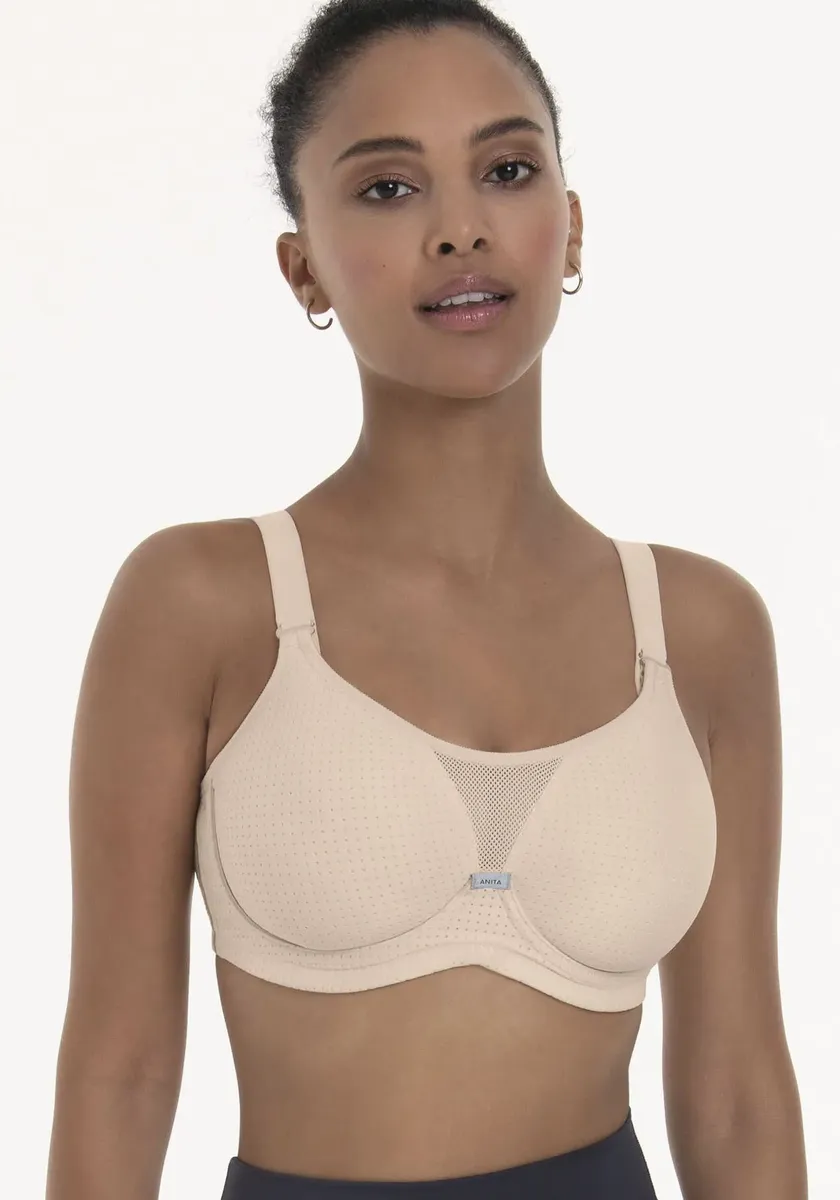 

Спортивный бюстгальтер Anita Active " Performance WireX ", чашка C-G, внешняя часть на косточках, идеальная форма, лучшая поддержка, цвет Smart Rose