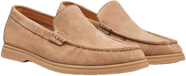 

Мужские современные лоферы BOSS, бежевый