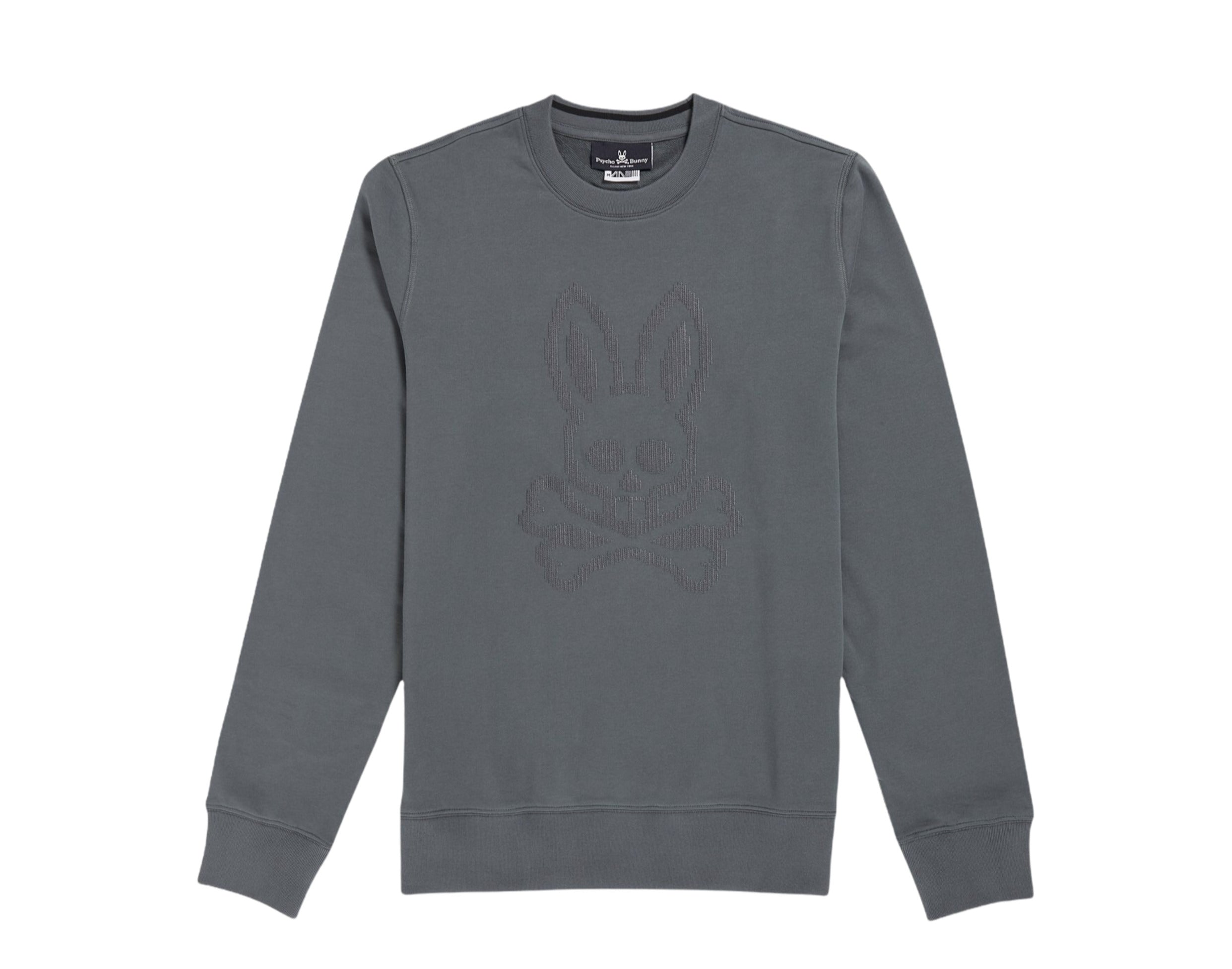 

Psycho Bunny Siddick Logo Magnet Серая толстовка B6S226Q1FT-MGT, серый