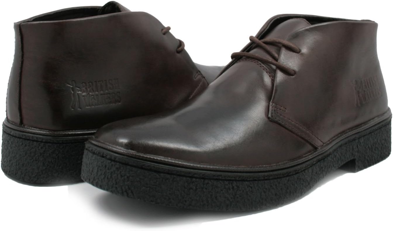 

Оригинальные мужские высокие ботинки Chukka Playboy от British Walkers British Collection, темно-коричневый