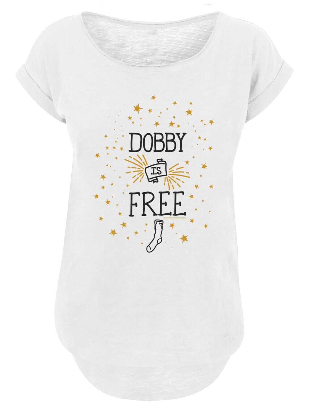 

Рубашка F4NT4STIC Harry Potter Dobby Is Free, белый
