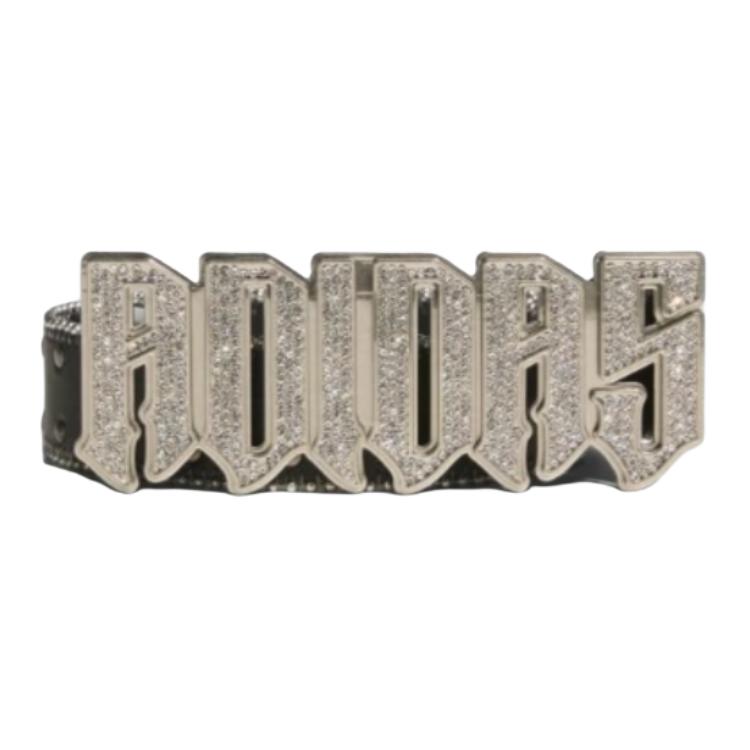 

Кожаные ремни Unisex Black/Metallic Silver Adidas, черный/серебряный