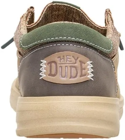 Мужские лоферы на шнуровке HEYDUDE, ореховый — фото 3