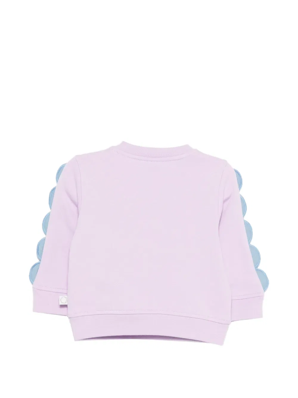 Толстовка с принтом рыбы Stella Mccartney Kids, фиолетовый — фото 2