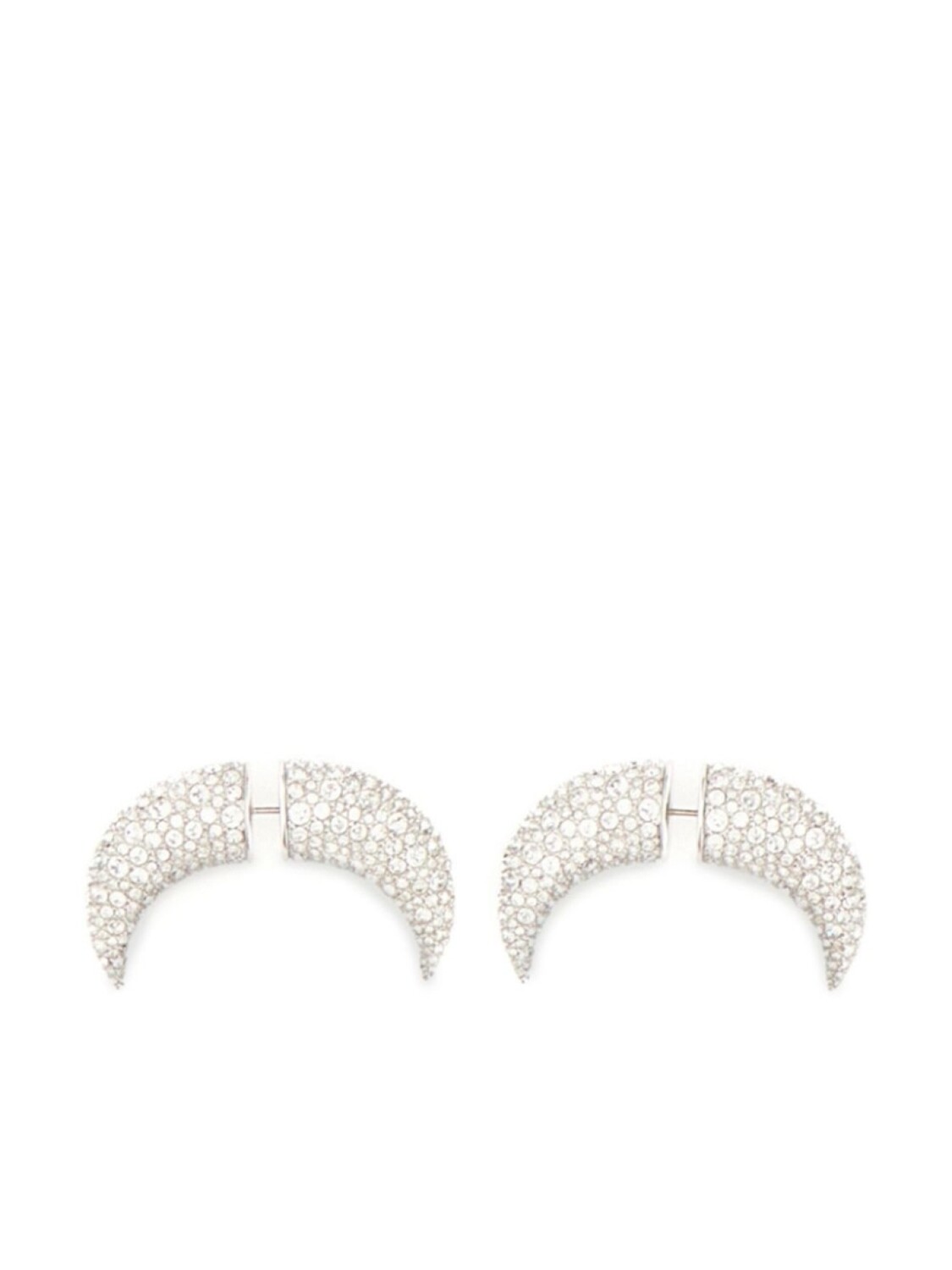 

Серьги Луна Swarovski, серебряный