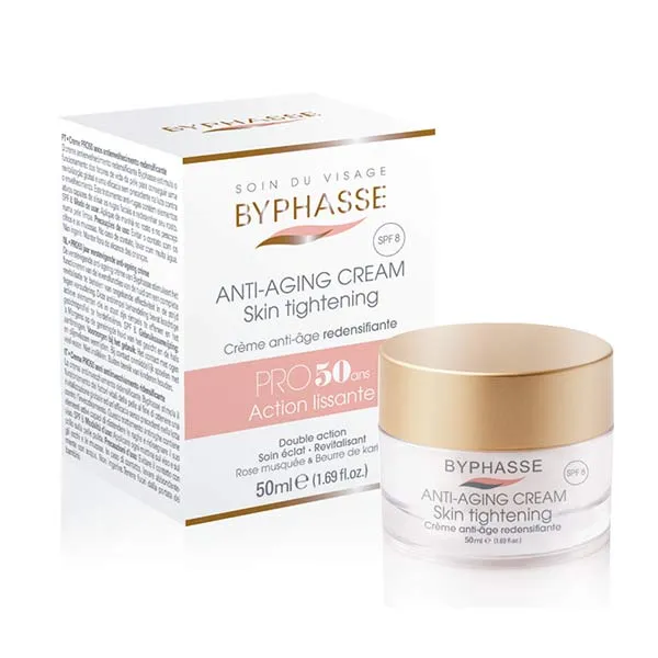 

Восстанавливающий антивозрастной крем для лица Anti-Aging Cream Skin Tightening Pro 50 Byphasse, 50 ml