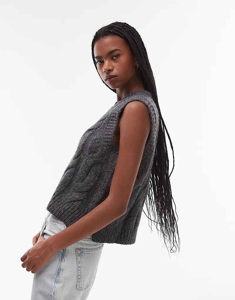 

Топ свободного кроя Isabel с косами в угольно-угольном цвете Levi's