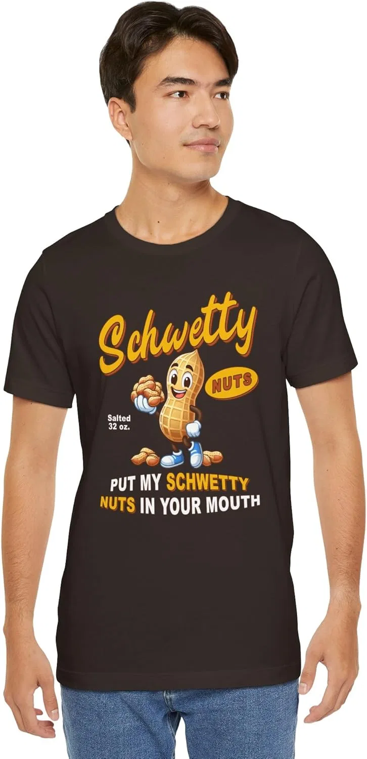 Футболка хлопковая, Schwetty Nuts, коричневый — фото 2