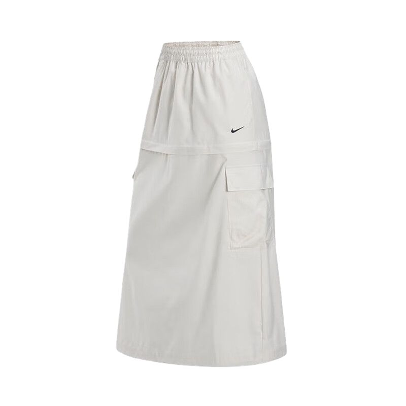 Nike Спортивная одежда ESSENTIAL повседневная длинная юбка женская white — фото 3