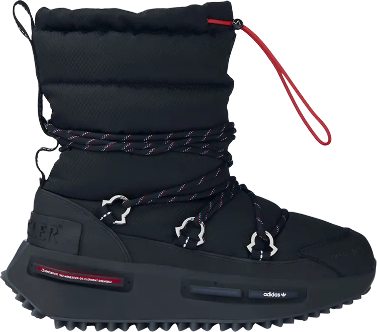 

Кроссовки Moncler x NMD_S1 Mid GORE-TEX 'The Art of Exploration - Black', черный