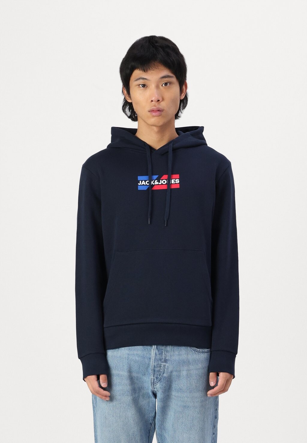 

Толстовка JJECORP GRAPHIC HOOD Jack & Jones, темно-синий