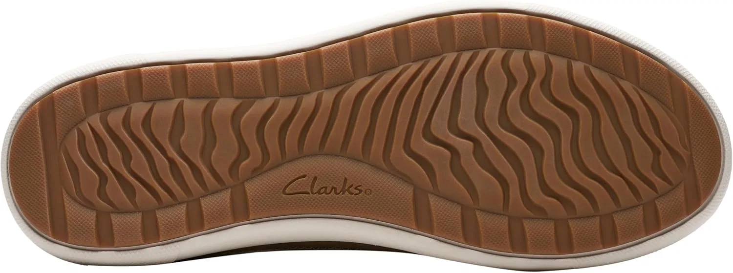 Мужские плоские туфли Clarks Mapstone Step, Sand Nubuck — фото 3