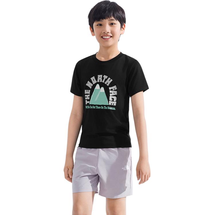 THE NORTH FACE Футболка SUN CHASE Cosmic Black для детей 3-7 лет — фото 3