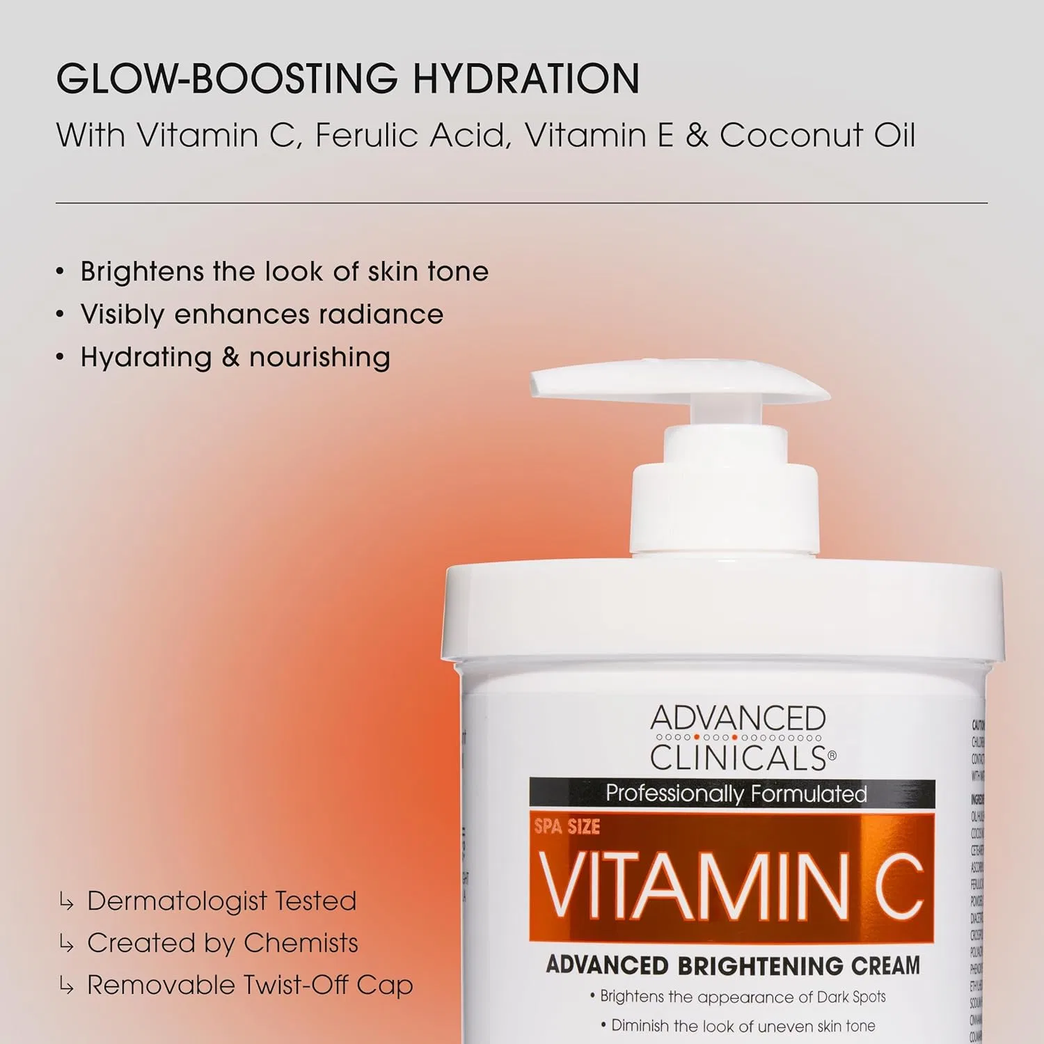 Крем для лица Advanced Clinicals Vitamin C Cream Advanced Clinicals — фото 2
