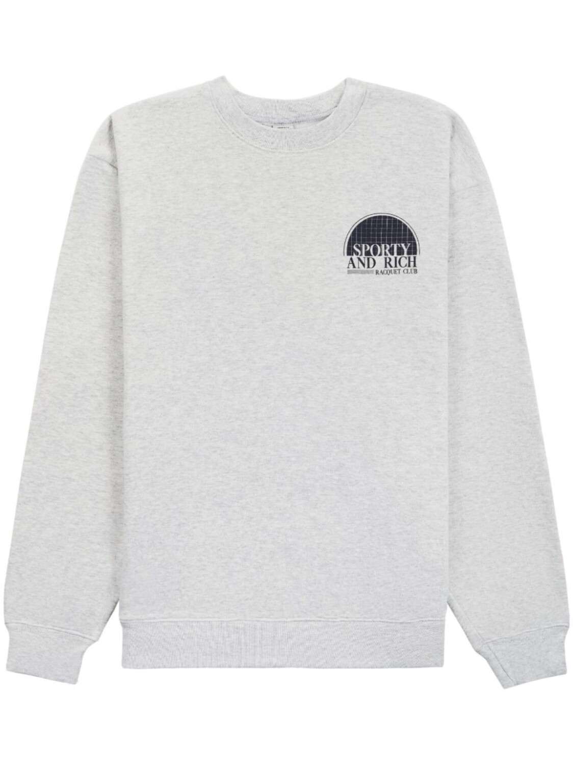 

Sporty & Rich толстовка Racquet Club с логотипом, серый