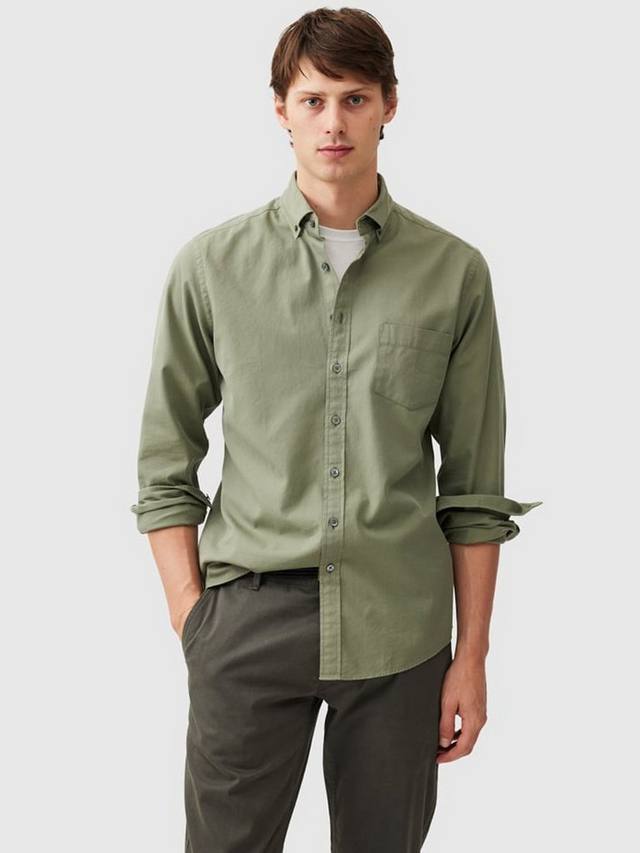 

Футболка Featherston Plain Cotton Slim Fit с длинными рукавами Rodd & Gunn, Hemlock