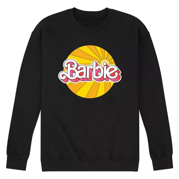 

Мужской свитшот Barbie с логотипом Sunburst Licensed Character, черный