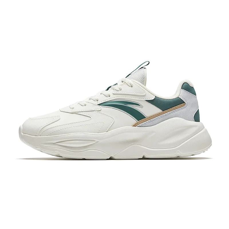 ANTA Unruly Series Abrasion Resistant Cushioning Low top Casual Shoes мужские белые зеленые серые