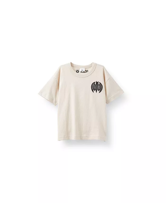 

Футболка с коротким рукавом и заниженной линией плеч для мальчиков COTTON ON, коричневый/бежевый