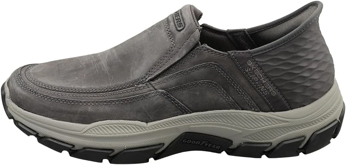 Мужские слипоны Skechers Respected Holmgren, Gray — фото 3