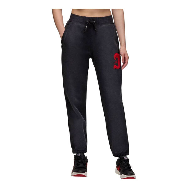 

Брюки flight fleece pants asia sizing 'black' Air Jordan, черный