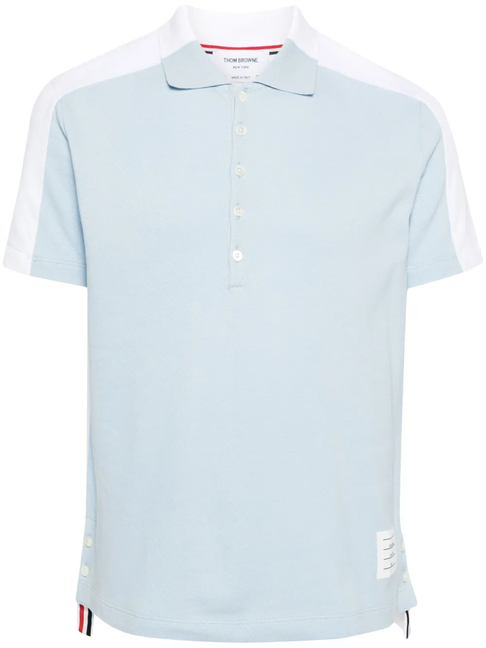 

Рубашка поло Trompe L' Oeil Thom Browne, синий