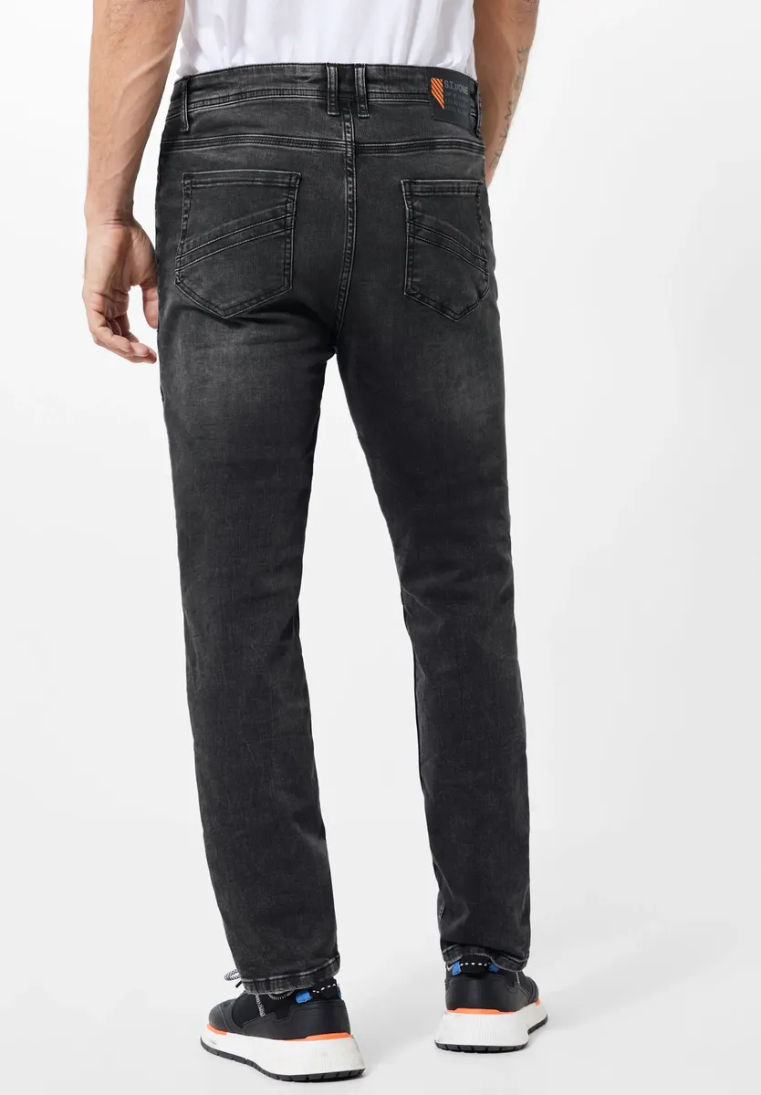 

STREET ONE МУЖЧИНЫ Прямые джинсы, 5 карманов Street One Men, черный