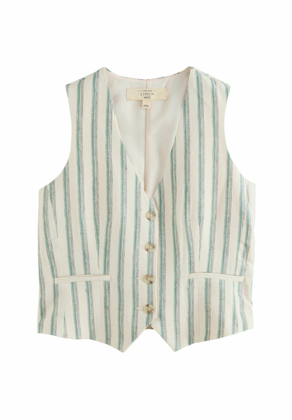 

Жилет STRIPED Next, бежевый