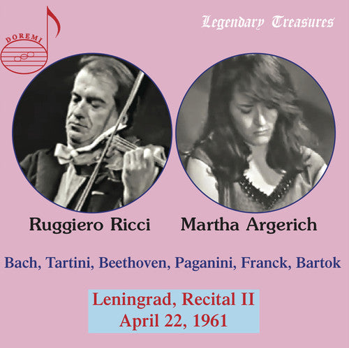 

CD диск Bach, J.S. / Argerich / Ricci: Leningrand Recital 2