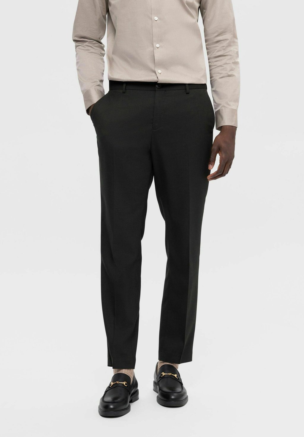 

Костюмные брюки NEIL NOOS - Trousers Selected Homme, темно-зеленый
