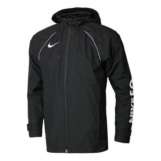 

Куртка Men's Nike Logo Printing Hooded Jacket Black, мультиколор