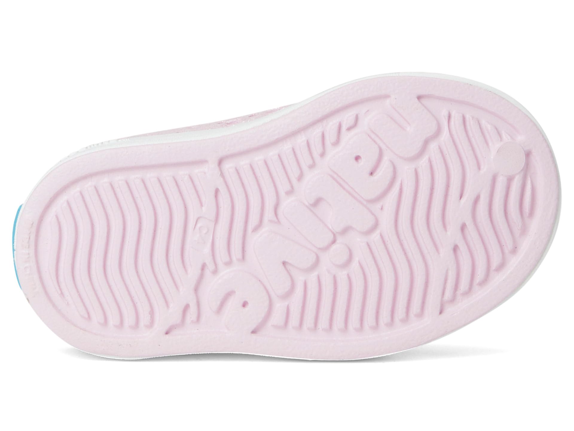 Кроссовки Native Shoes Kids Jefferson Bio-Bling, цвет Barely Pink Bling/Shell White — фото 3