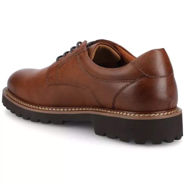 Туфли Templeton Comfort Lug Sole мужские гибкие оксфорды на массивной подошве Vance, коричневый — фото 4