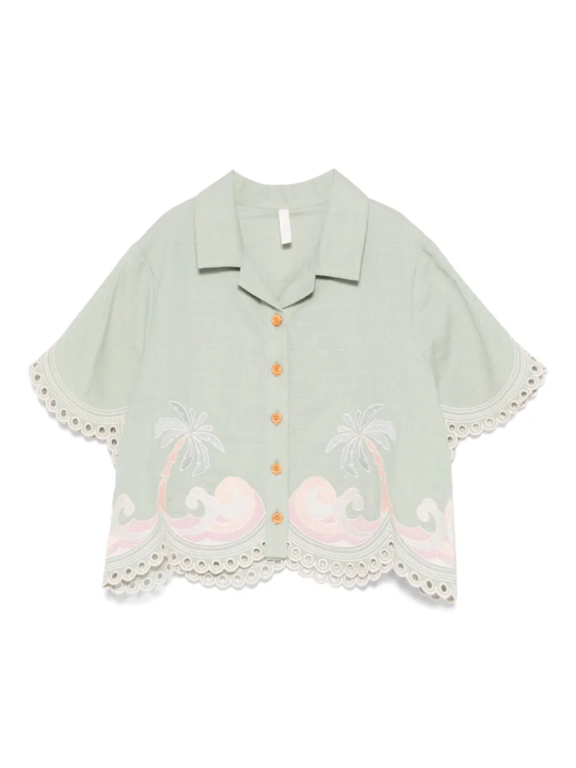 

Детская рубашка ZIMMERMANN Tallow Zimmermann Kids, зеленый