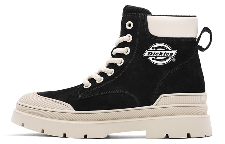 Ботинки женские Dickies Short Mid-Calf Martin, черный / белый