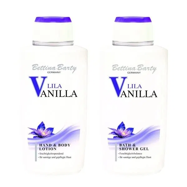 Набор «Purple Vanilla» от Bettina Barty: гель для душа и лосьон для рук и тела, по 500 мл Bettina Barty