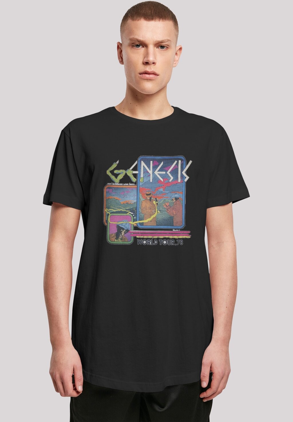 

Футболка с принтом GENESIS WORLD TOUR F4NT4STIC, черный