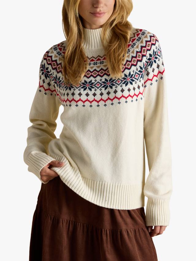 

Свитер Alba Fair Isle Joules, Cream